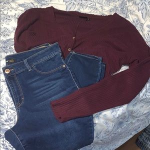 Dark Wash Skinny Jeans 💋